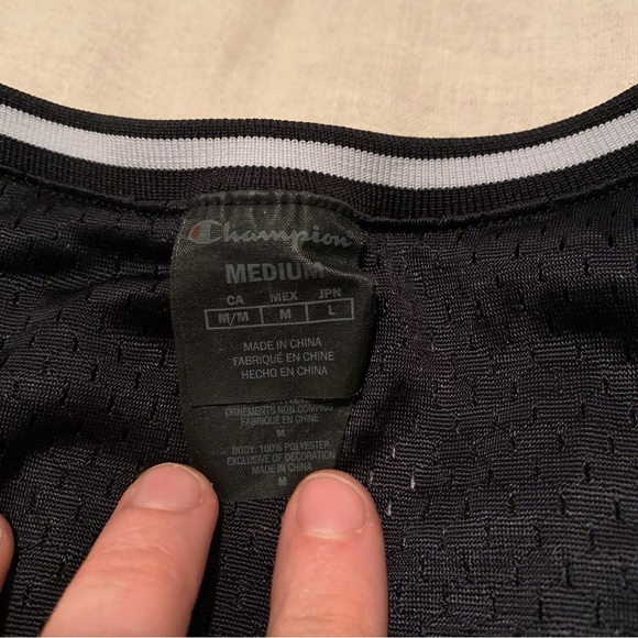 Champion cropped black tank jersey - medium - Picture 7 of 10